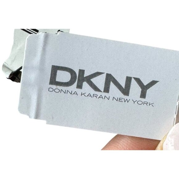 DKNY NY.8072 Stainless Steel Quartz Analog Women's Watch croc leather band NEW - Picture 6 of 11